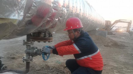 熱電公司:東擴區(qū)項目專精特新化工產(chǎn)業(yè)孵化基地項目C區(qū)熱力管網(wǎng)首次送汽成功